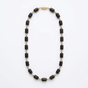 1-layer Tulasi Mala with barrel beads