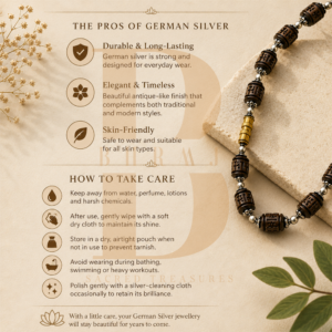 3-layer Tulasi Mala with Radhanaam Carved beads