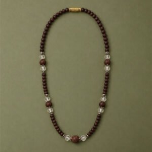 1-layer Tulasi Mala with Crystal beads