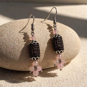 Tulasi Earrings with German silver