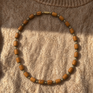 1-layer Tulasi Mala with Barrel beads