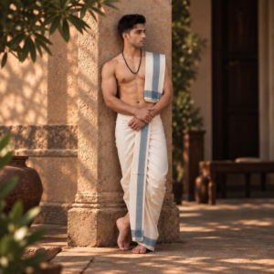 Matka Silk Dhoti - DC607
