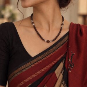1-layer Tulasi Mala with Crystal beads