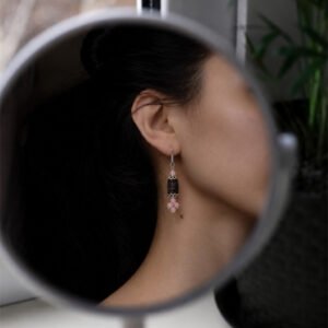 Tulasi Earrings with German silver