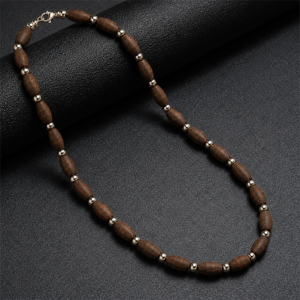 1-layer Tulasi Mala with Oval beads