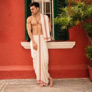 Matka Silk Dhoti - DC605