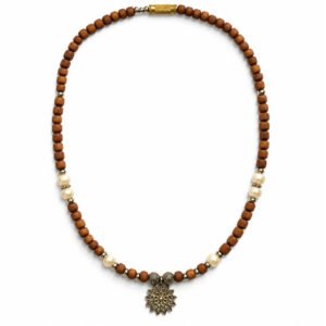 1-layer Tulasi Mala with Pendant