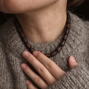 1-layer Tulasi Mala with Cylindrical beads