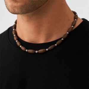 1-layer Tulasi Mala with Oval beads