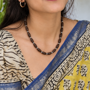 1-layer Tulasi Mala with Oval beads