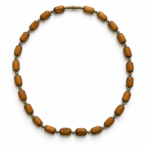 1-layer Tulasi Mala with Barrel beads