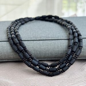 3 layer Tulasi Mala with Cylindrical and round beads - TM126